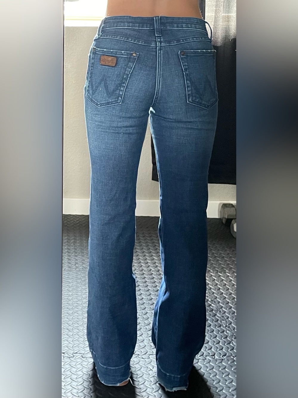 Wrangler Dark Wash Bootcut Jeans - Classic Denim
